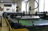 sitotiskový 3/4automat se sušícím IR tunelem a stohovačem